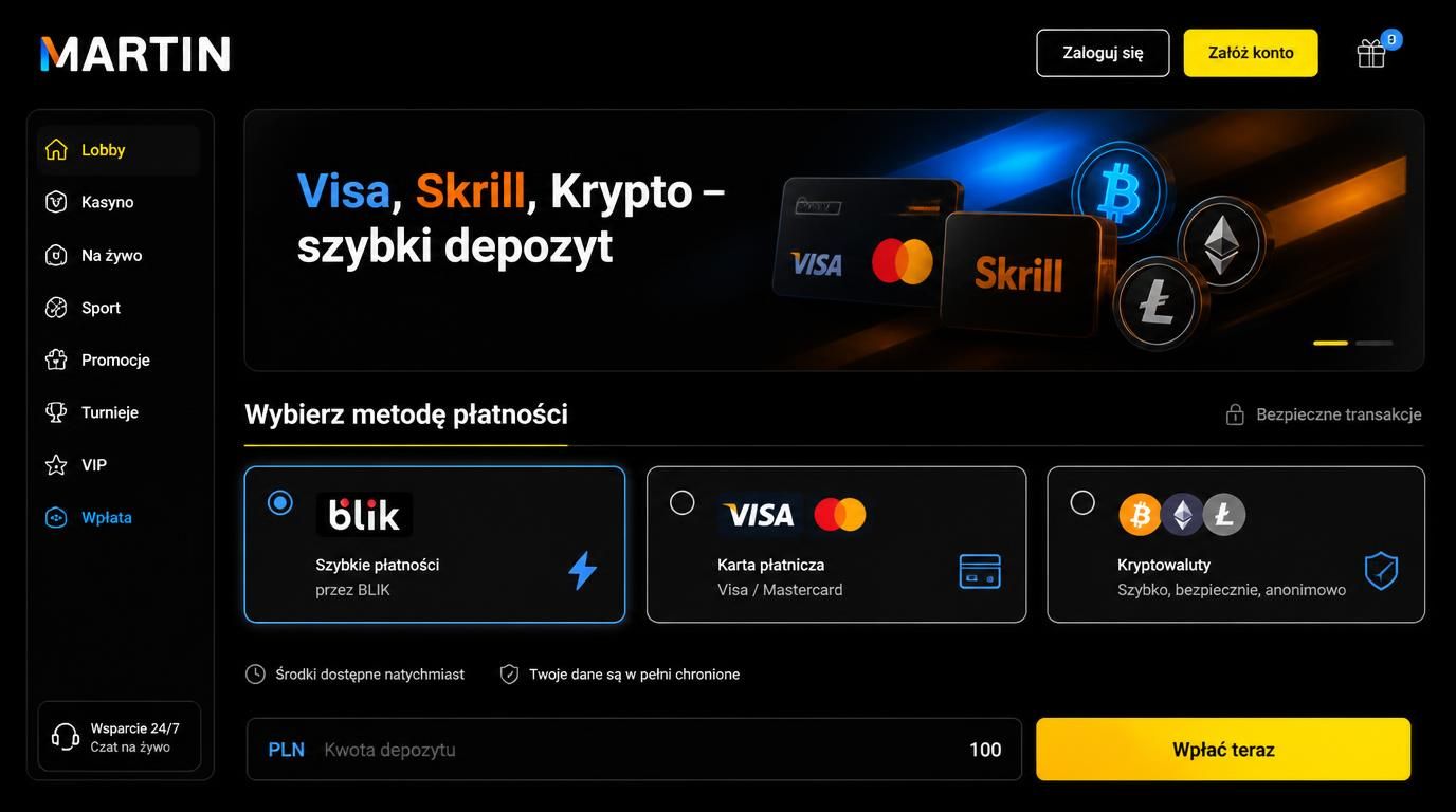 Ikony różnych metod płatności – karta, portfel elektroniczny, kryptowaluty.